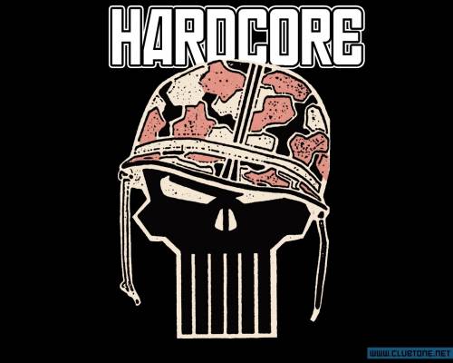 hard core, череп в каске предпросмотр