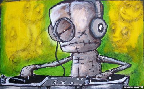 watercolor DJ предпросмотр